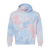 680VR Dyenomite Blended Hooded Tie-Dyed Sweatshirt Coral Dream