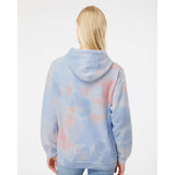 680VR Dyenomite Blended Hooded Tie-Dyed Sweatshirt Coral Dream