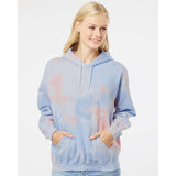 680VR Dyenomite Blended Hooded Tie-Dyed Sweatshirt Coral Dream