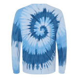 240MS Dyenomite Multi-Color Spiral Tie-Dyed Long Sleeve T-Shirt Moonbeam