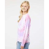 240MS Dyenomite Multi-Color Spiral Tie-Dyed Long Sleeve T-Shirt Sweetheart