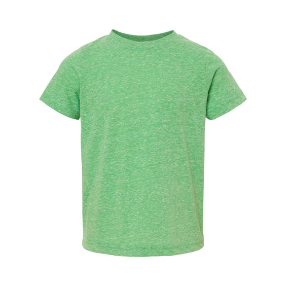 3391 Rabbit Skins Toddler Harborside Mélange T-Shirt Green Melange