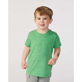 3391 Rabbit Skins Toddler Harborside Mélange T-Shirt Green Melange