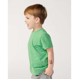 3391 Rabbit Skins Toddler Harborside Mélange T-Shirt Green Melange