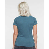 3516 LAT Women's Fine Jersey Tee Surf Blackout