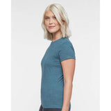 3516 LAT Women's Fine Jersey Tee Surf Blackout