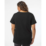 3816 LAT Curvy Collection Women's Fine Jersey Tee Blended Black