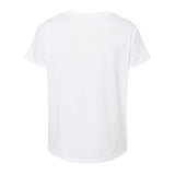 3816 LAT Curvy Collection Women's Fine Jersey Tee Blended White