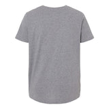 3816 LAT Curvy Collection Women's Fine Jersey Tee Granite Heather