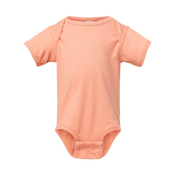 4424 Rabbit Skins Infant Fine Jersey Bodysuit Sunset