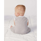 4492 Rabbit Skins Infant Harborside Mélange Tank Romper Grey Melange