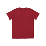 6101 LAT Youth Fine Jersey Tee Cardinal Blackout