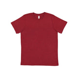 6101 LAT Youth Fine Jersey Tee Cardinal Blackout