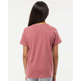 6101 LAT Youth Fine Jersey Tee Rouge