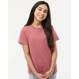 6101 LAT Youth Fine Jersey Tee Rouge