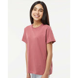 6101 LAT Youth Fine Jersey Tee Rouge