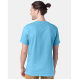 5280 Hanes Essential-T T-Shirt Aquatic Blue