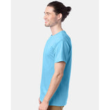 5280 Hanes Essential-T T-Shirt Aquatic Blue