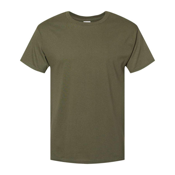 5280 Hanes Essential-T T-Shirt Fatigue Green