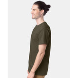 5280 Hanes Essential-T T-Shirt Fatigue Green