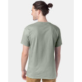 5280 Hanes Essential-T T-Shirt Stonewashed Green