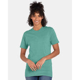 4980 Hanes Perfect-T T-Shirt Marbled Green Clay