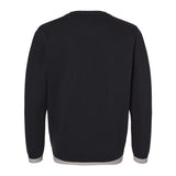 6789 LAT The Statement Fleece Crewneck Sweatshirt Black/ Titanium