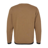 6789 LAT The Statement Fleece Crewneck Sweatshirt Coyote Brown/ Black