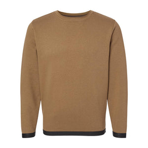 6789 LAT The Statement Fleece Crewneck Sweatshirt Coyote Brown/ Black