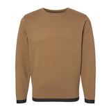 6789 LAT The Statement Fleece Crewneck Sweatshirt Coyote Brown/ Black