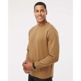 6789 LAT The Statement Fleece Crewneck Sweatshirt Coyote Brown/ Black