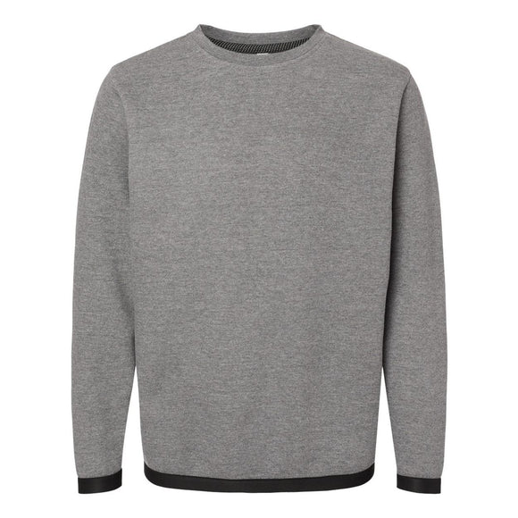 6789 LAT The Statement Fleece Crewneck Sweatshirt Granite Heather/ Black