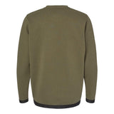 6789 LAT The Statement Fleece Crewneck Sweatshirt Military Green/ Black