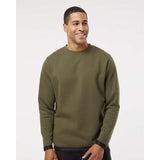 6789 LAT The Statement Fleece Crewneck Sweatshirt Military Green/ Black