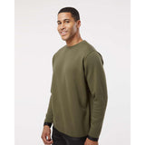 6789 LAT The Statement Fleece Crewneck Sweatshirt Military Green/ Black