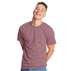 5180 Hanes Beefy-T® T-Shirt Mauve Pepper Heather