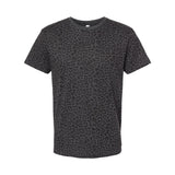 6901 LAT Fine Jersey Tee Black Leopard