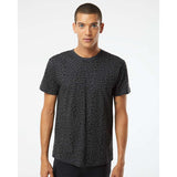 6901 LAT Fine Jersey Tee Black Leopard