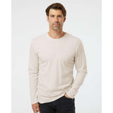 6918 LAT Fine Jersey Long Sleeve Tee Natural Heather