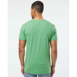 6991 LAT Harborside Mélange T-Shirt Green Melange