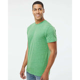 6991 LAT Harborside Mélange T-Shirt Green Melange