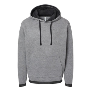 6996 LAT The Statement Fleece Hoodie Granite Heather/ Black