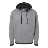 6996 LAT The Statement Fleece Hoodie Granite Heather/ Black