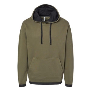 6996 LAT The Statement Fleece Hoodie Military Green/ Black