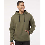 6996 LAT The Statement Fleece Hoodie Military Green/ Black