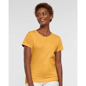 3516 LAT Women's Fine Jersey Tee Mustard