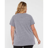 3816 LAT Curvy Collection Women's Fine Jersey Tee Heather