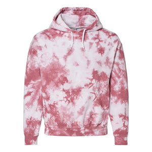 680VR Dyenomite Blended Hooded Tie-Dyed Sweatshirt Begonia Crystal