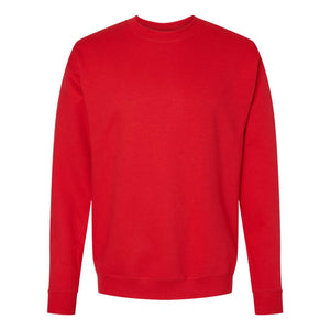 RS160 Hanes Perfect Fleece Crewneck Sweatshirt Athletic Red