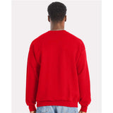 RS160 Hanes Perfect Fleece Crewneck Sweatshirt Athletic Red